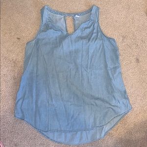 Old Navy Jean Tank Top